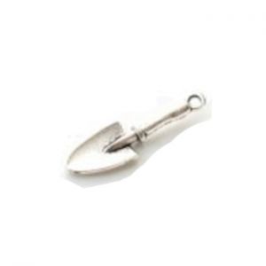 Zawieszka metalowa Charms ScrapBerry's Szpadel Srebro, 27mm